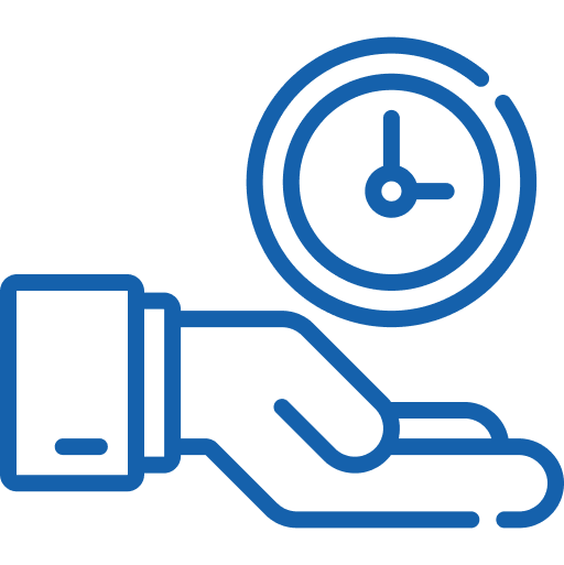 Zeit-Hand-Uhr Icon